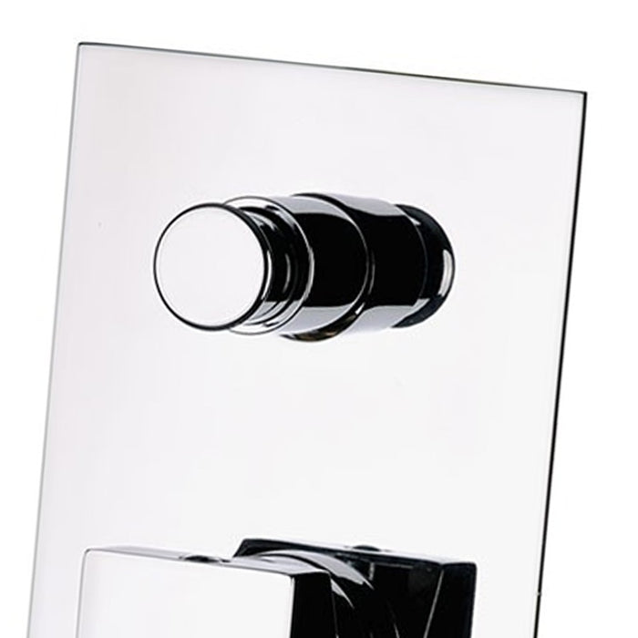 Rubinetto a incasso per doccia, con deviatore - serie skyline