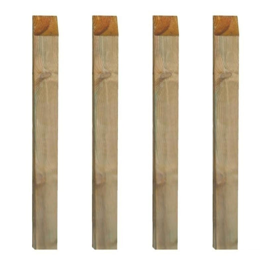 PALO QUADRO PZ.4 PER RECINZIONI E STACCIONATE CM.9X9X300H IN LEGNO DI PINO IMPREGNATO