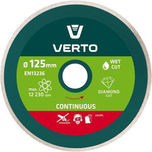 Topex 61h2p5 disco diamantato, 1 125 x 22,2 mm, bordo continu ds