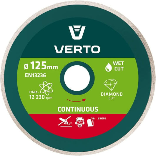 Topex 61h2p5 disco diamantato, 1 125 x 22,2 mm, bordo continu ds