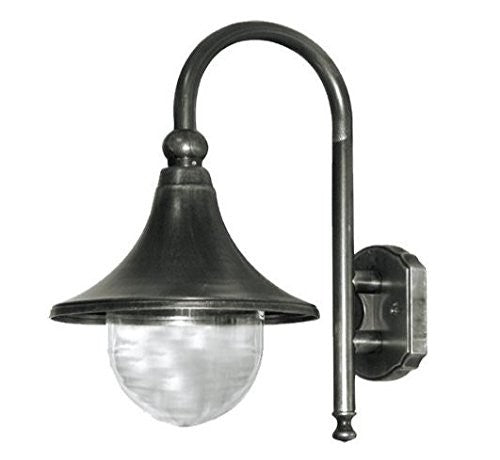 LANTERNA ALLUMINIO GALATEA CON BRACCIO CM.44H  Illuminazione ESTERNO LAMPIONE