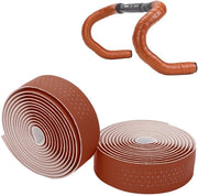 Cinturone di guida per bicicletta 2 pezzi - 200 x 3 cm - 3 mm spesso - PU pelle/EVA plastica - Cinturone di guida antiscivolo - Autoadesivo con fermi manubrio - Manubrio con cinturone di guida