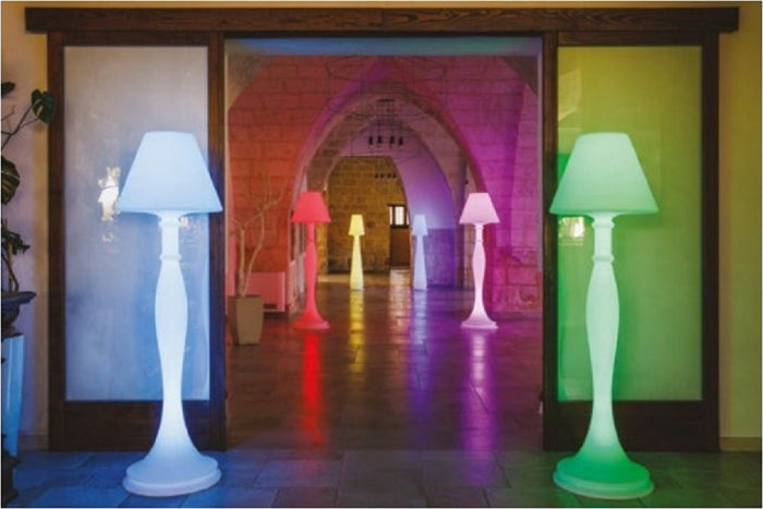 LAMPADA PIANTANA LED MULTICOLOR CON TELECOMANDO MOD.EVA CM.60X180H