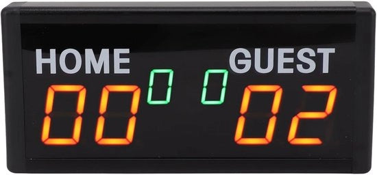 Dashboard digitale portatile - display elettronico con telecomando - conteggio di punti in lega di alluminio - grande display LED per basket indoor - accessori sportivi - conteggiatore di punti di pallacanestro