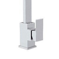Miscelatore per lavabo con canna girevole design quadro skyline