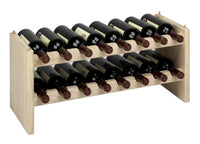 PORTABOTTIGLIE MODULARE A 16 POSTI CM.68,8X27X30H CANTINETTA MODULARE