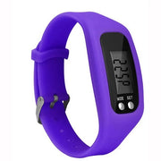 Contapassaggi Orologio - Bracciale Digitale - Misura Attività - Grande Display LCD - 25 x 3 x 2 cm - Blu