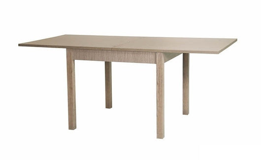 KIT TAVOLO ALLUNGABILE 90X90/180X79H GAMBE MM.50X50 FINITURA LARICE GRIGIO