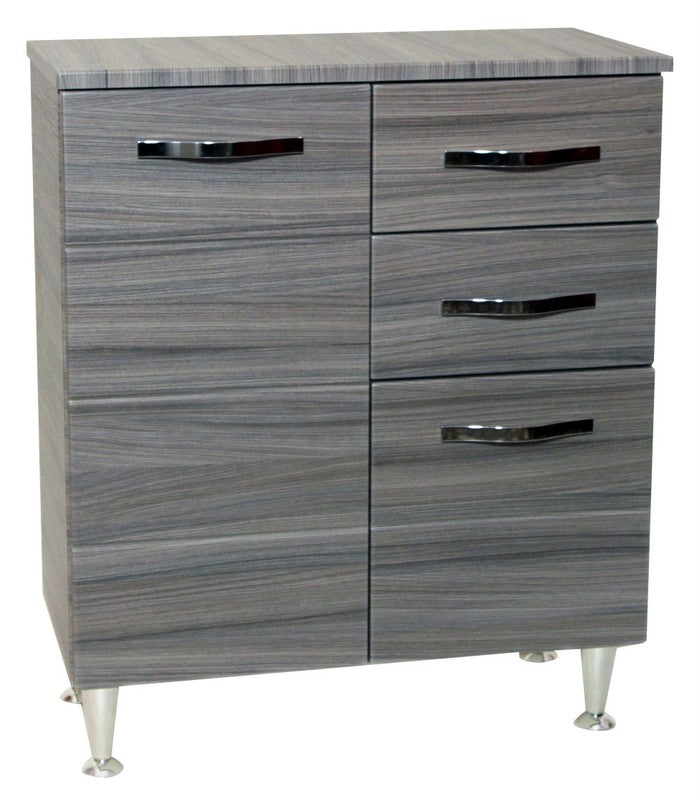 MOBILE BAGNO BASE ANTONELLA 2 ANTE 2 CASSETTI 66X33X80H  PALISSANDRO FRASSINATO