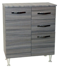 MOBILE BAGNO BASE ANTONELLA 2 ANTE 2 CASSETTI 66X33X80H  PALISSANDRO FRASSINATO