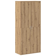 Credenza | Madia | Buffet da pranzo | Armadio da pranzo rovere artigianale 80 x 39 x 178 cm Legno multistrato
