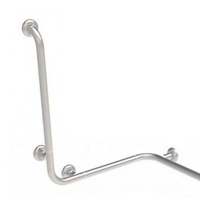 Maniglia angolare con verticale laterale universale 110x60x60h inox satinato