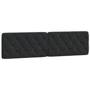 Cuscino Testiera Nero 200 cm in Velluto CFW3846651