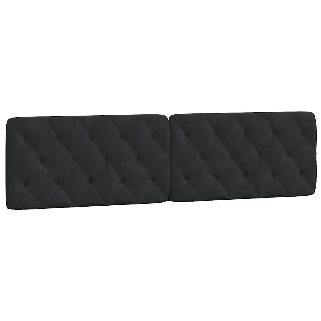 Cuscino Testiera Nero 200 cm in Velluto CFW3846651