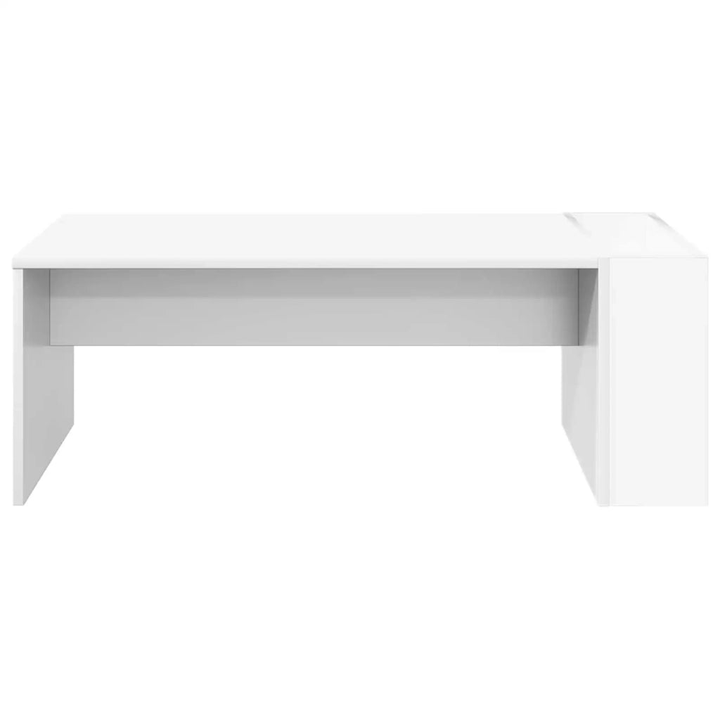Tavolino da salotto Bianco 95 x 50 x 34 cm Legno multistrato
