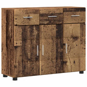Credenza | Madia | Buffet da pranzo | Armadio da pranzo con porta FLORIN Legno vecchio 88,5 x 30,5 x 73 cm