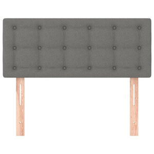 Testiera Grigio Scuro 80x5x78/88 cm in Tessuto