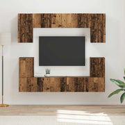 Set mobile TV 5 pcs Legno vecchio Legno multistrato