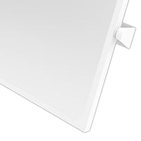 Specchio reclinabile 46x56 cm rivestito standard antibatterico, bianco