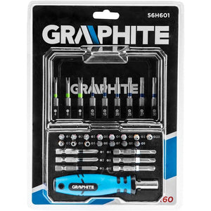 Topex 56h602 set inserti giravit ite 31 pezzi inserti da 25 mm ds