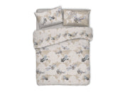 Copripiumino Sacco Piumone Pensieri Delicati Cotone Disegno Aerei - Matrimoniale - Beige