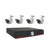Trade Shop - Kit Videosorveglianza Ahd 1080p Onvif 4 8 Ch Canali 3mp 3.6mm Vga Hdmi Lan Tp-01 -   -4 Canali    -