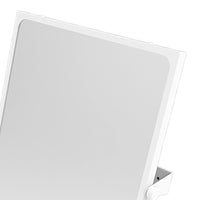 Specchio reclinabile 60x70 cm rivestito in nylon bianco