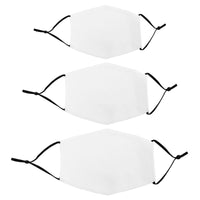 Mascherine per Sublimazione Personalizzabili Bianche Trasferimento a Caldo Termopresse - Miste - 30 Pezzi (10 Piccole + 10 Medie + 10 Grandi)