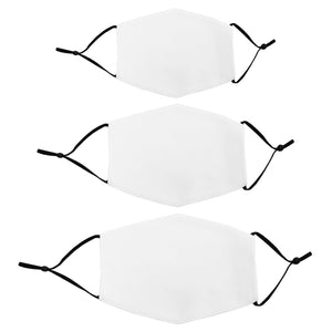 Mascherine per Sublimazione Personalizzabili Bianche Trasferimento a Caldo Termopresse - Miste - 30 Pezzi (10 Piccole + 10 Medie + 10 Grandi)