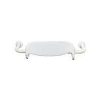 Schienale ergonomico wc, bidet bianco