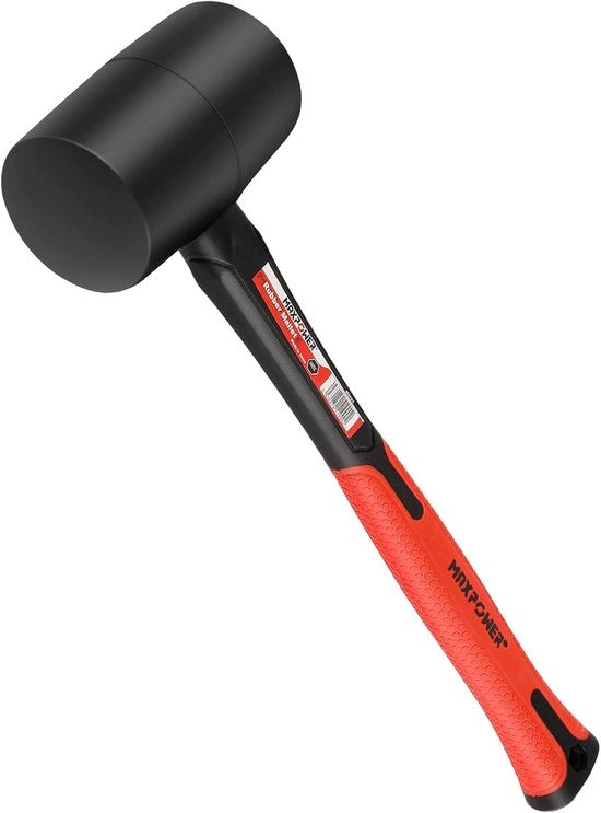 Manganello in gomma da 16 oz con impugnatura shockassorbente in fibra di vetro