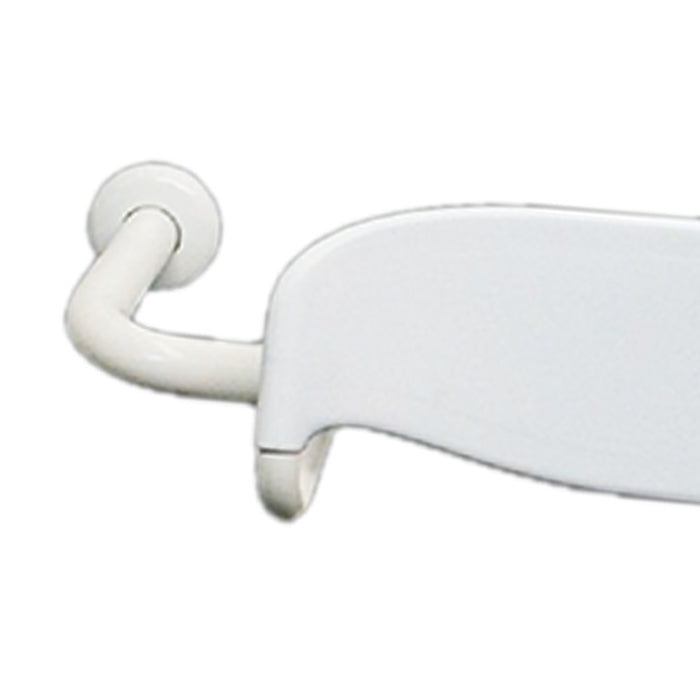 Schienale ergonomico wc, bidet bianco