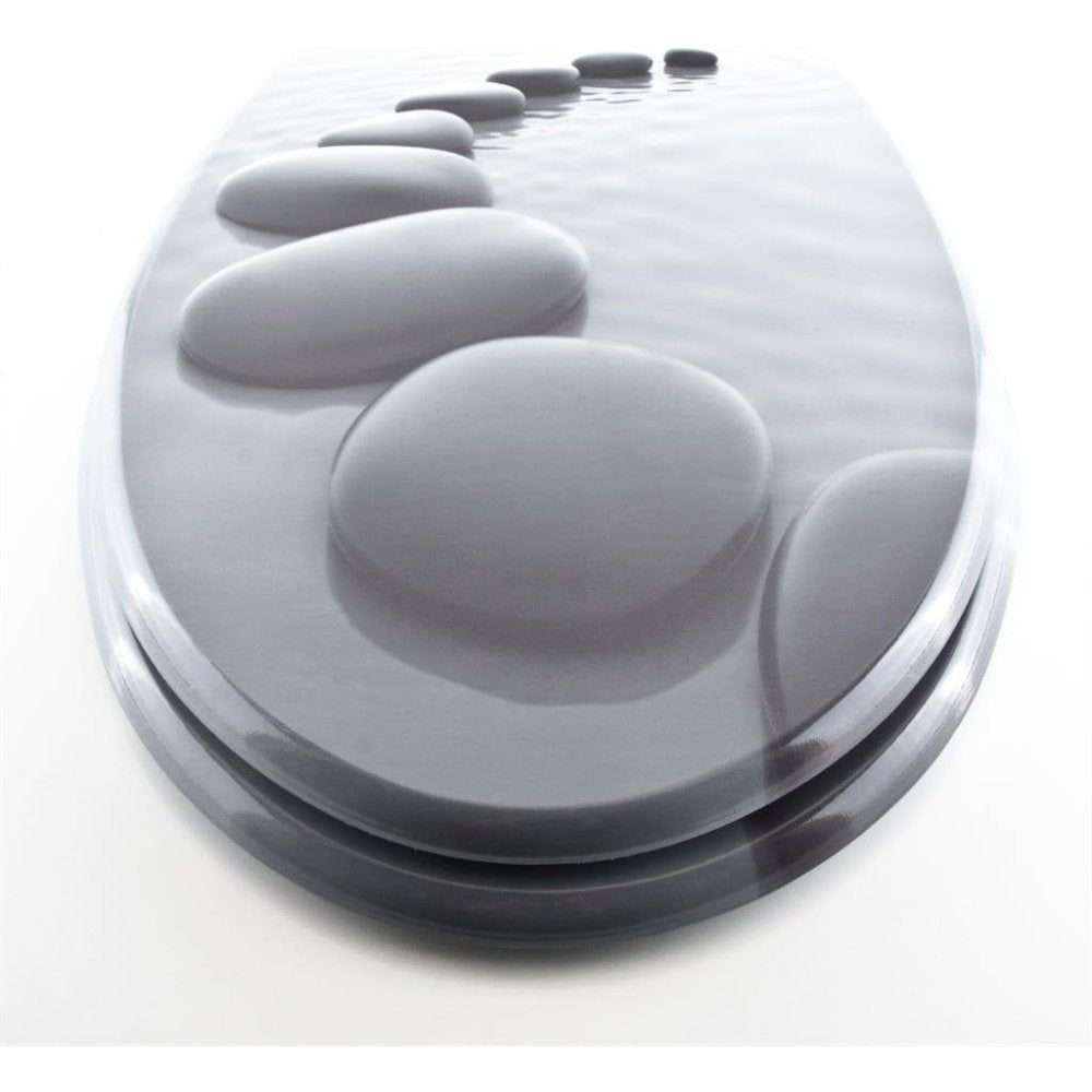 Georges 2019 - sedile wc in mdf, con abbassamento automatico, di