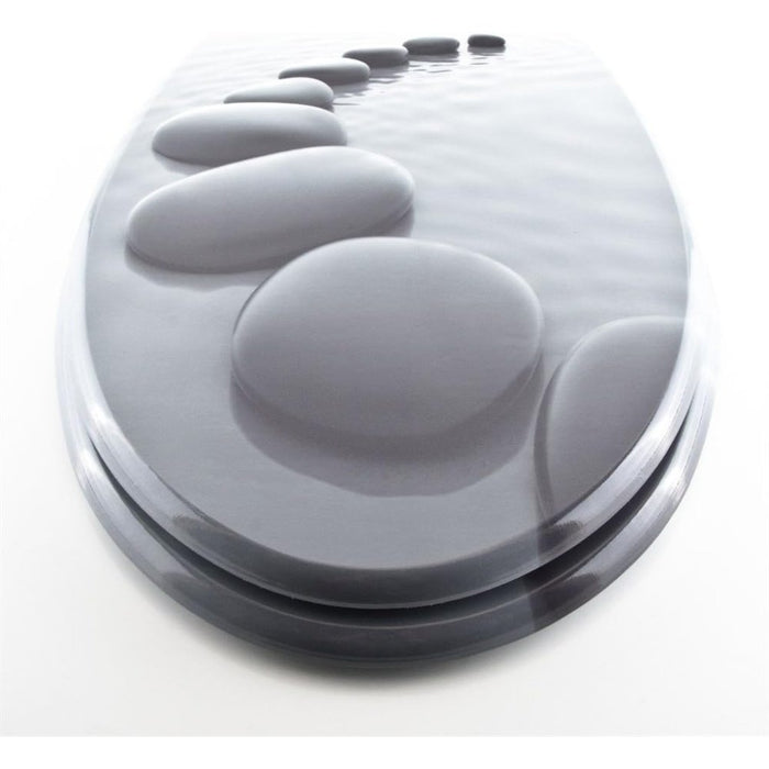 Georges 2019 - sedile wc in mdf, con abbassamento automatico, di