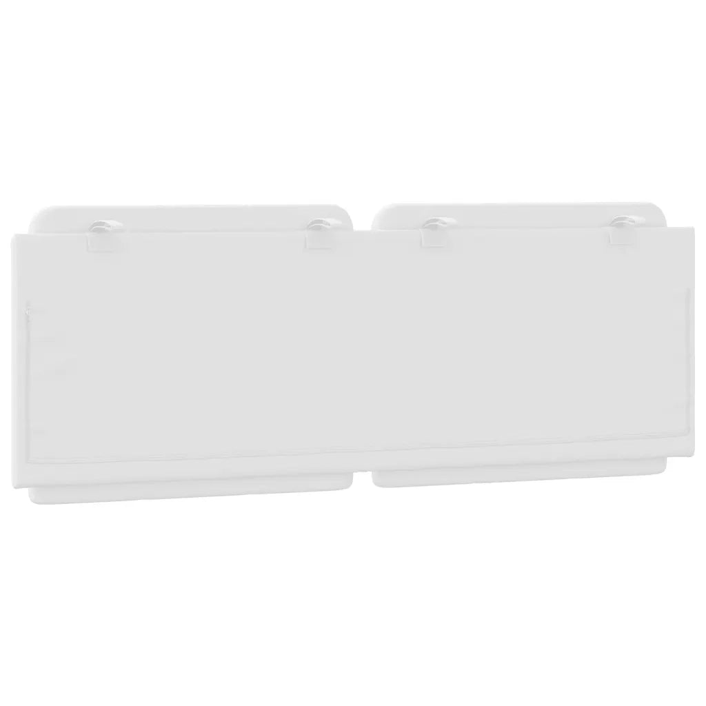 Cuscino Testiera Zadar Bianco 120 cm in Similpelle CFW9332550