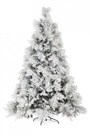 Albero di Natale Avezzano innevato H180 con 808 rami