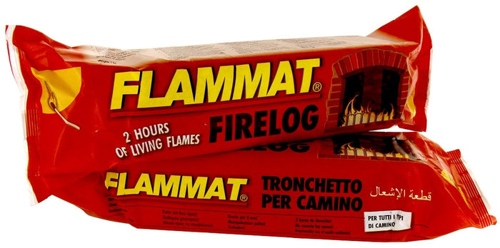 LEGNA TRONCHETTO FLAMMAT FIRELOG KG.1,100 CONF.10 PEZZI STUFA CAMINO