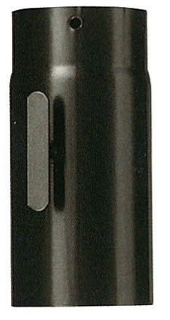 TUBO TRONCHETTO CON VALVOLA D.15 NERO OPACO PESANTE STUFA FUMO STUFE FUMI TUBI