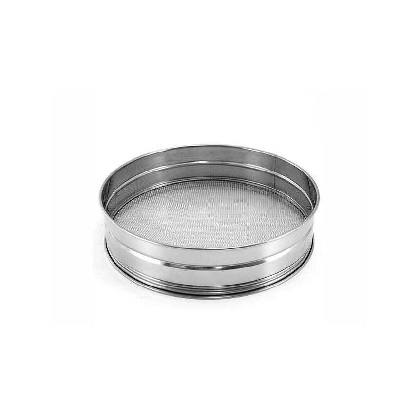 PINTINOX 50905735 Setaccio per Pane Acciaio Inox 18-10 Diametro 350 mm Fori 4x3 mm con Anello di Sospensione colore Acciaio