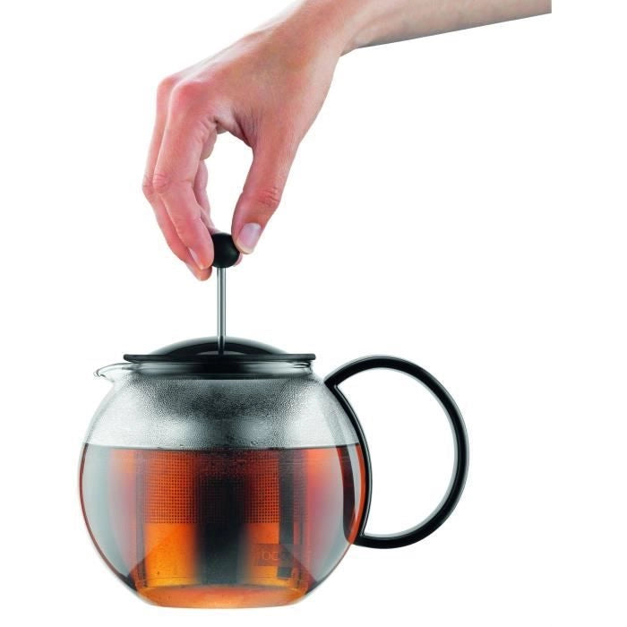 Assam - TheIere A Piston Bodum, copertura in plastica, filtro in acciaio inossidabile, 0,5 L