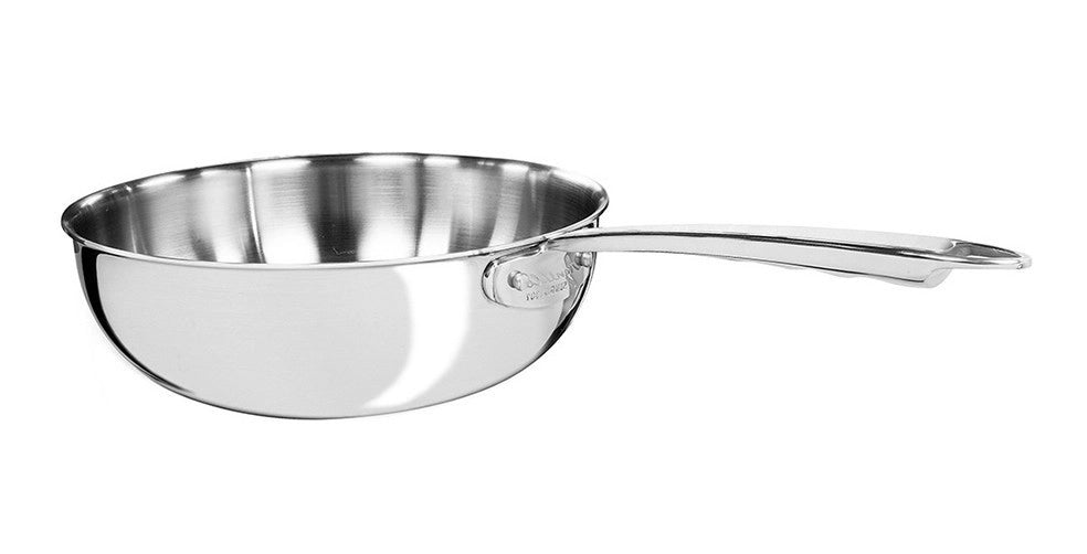 Padella in Acciaio Inox Finitura Lucida 3ply Mantecare 28 cm Agnelli