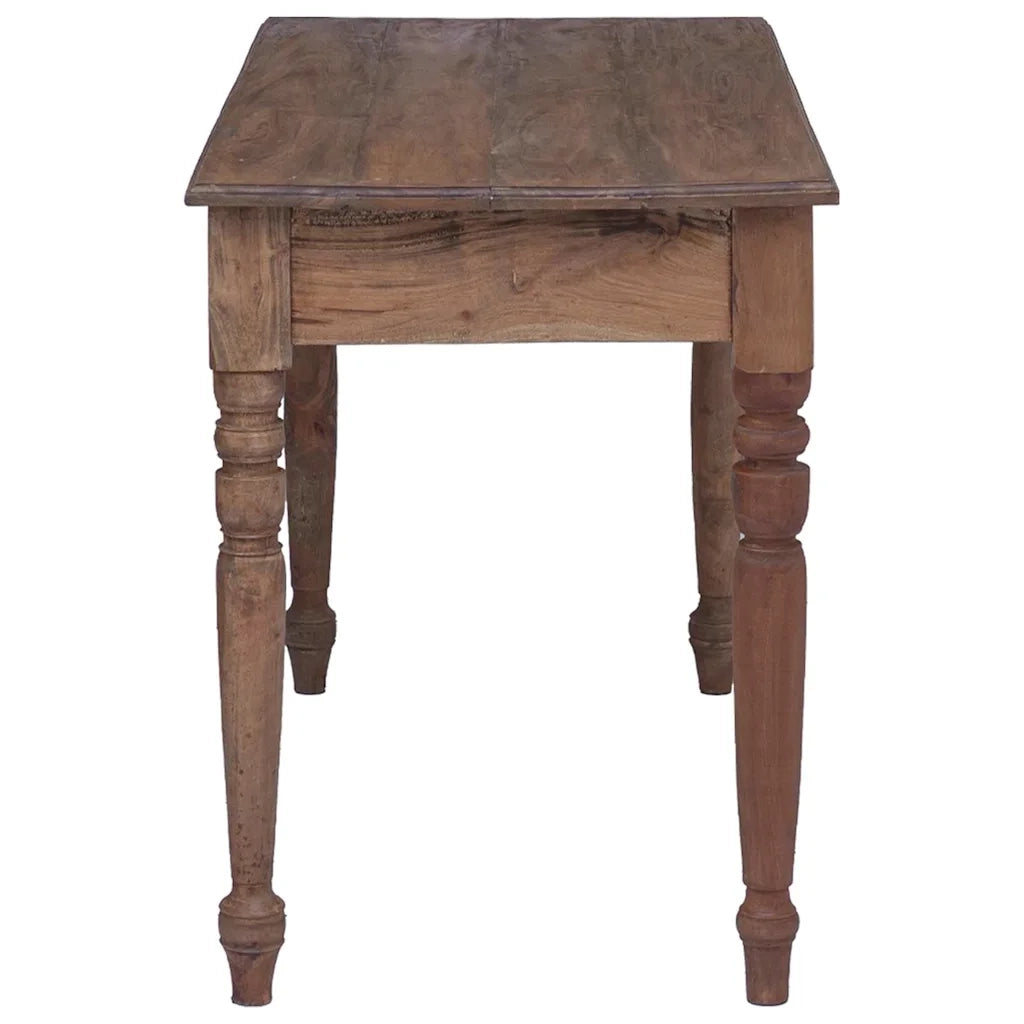 Scrivania con Cassetti 117x57x75 cm in Legno Massello di Mogano 283909