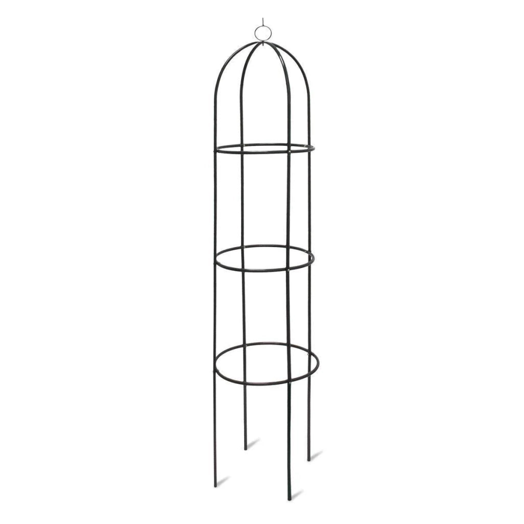 Supporto ad arco per rose verde scuro per piante rampicanti giardino 188 cm 2213003