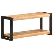 Mobile TV multimediale scaffale per televisione televisore buffet sala da pranzo soggiorno camera da letto 90 x 30 x 40 cm legno massello di acacia marrone 02_0026328