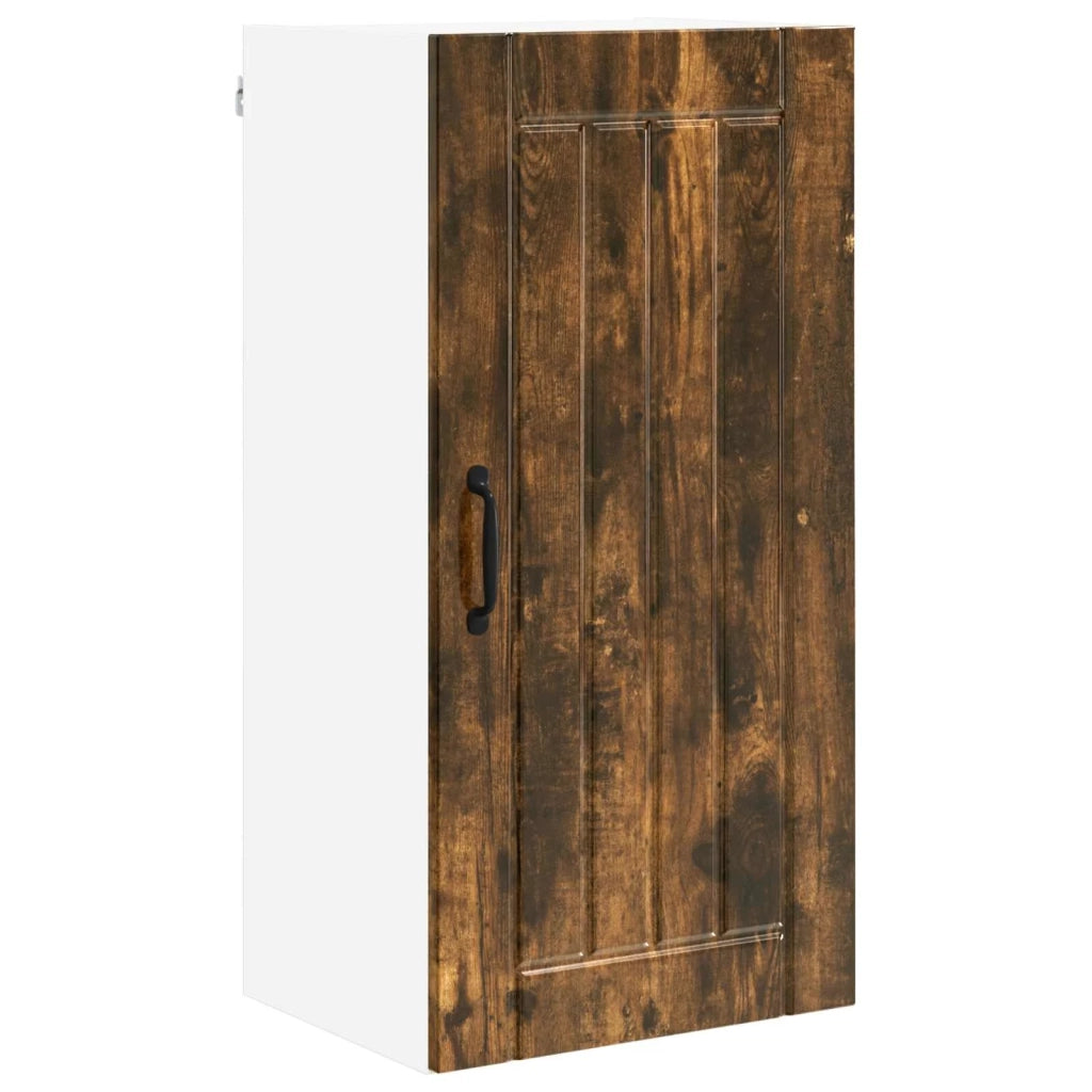 Pensile da cucina | Armadietto a muro LUCCA Rovere Fumo 40 x 31 x 80 cm
