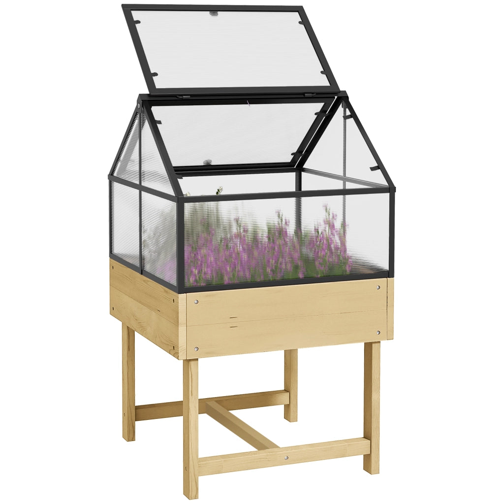 Serra da giardino ¨C zephmum ¨C Polycarbonate, acciaio, legno, 60x57x103 cm