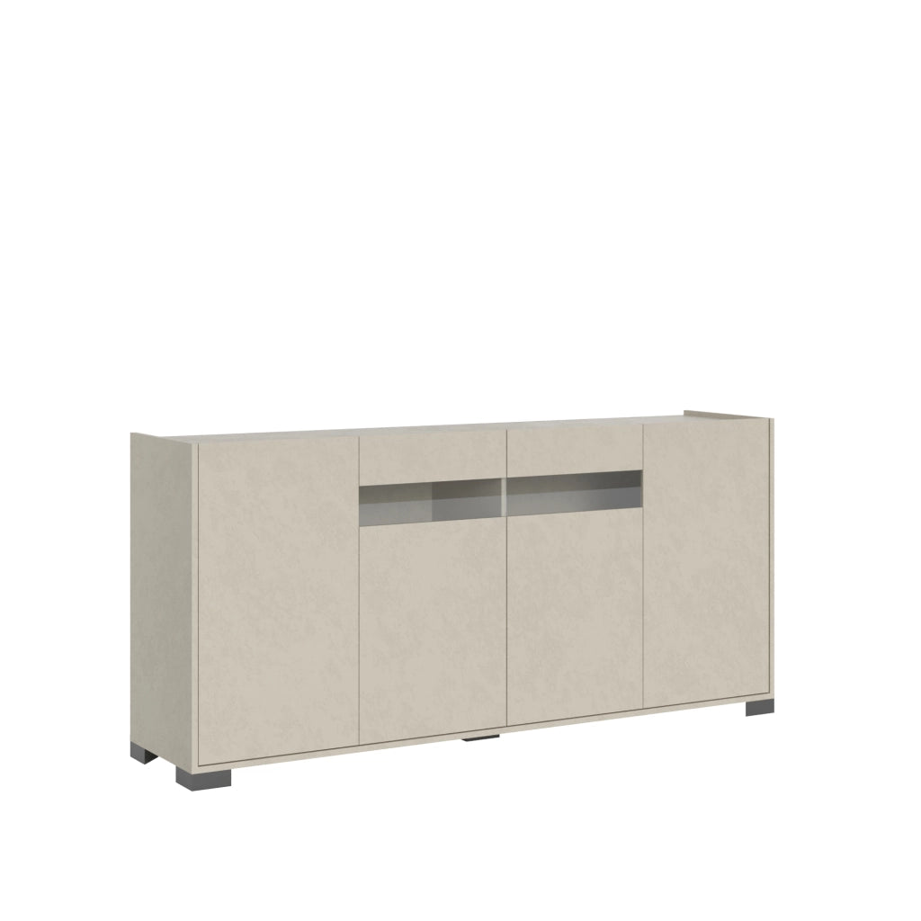 Madia 4 Ante 172x40x81 cm Riflesso Cashmere