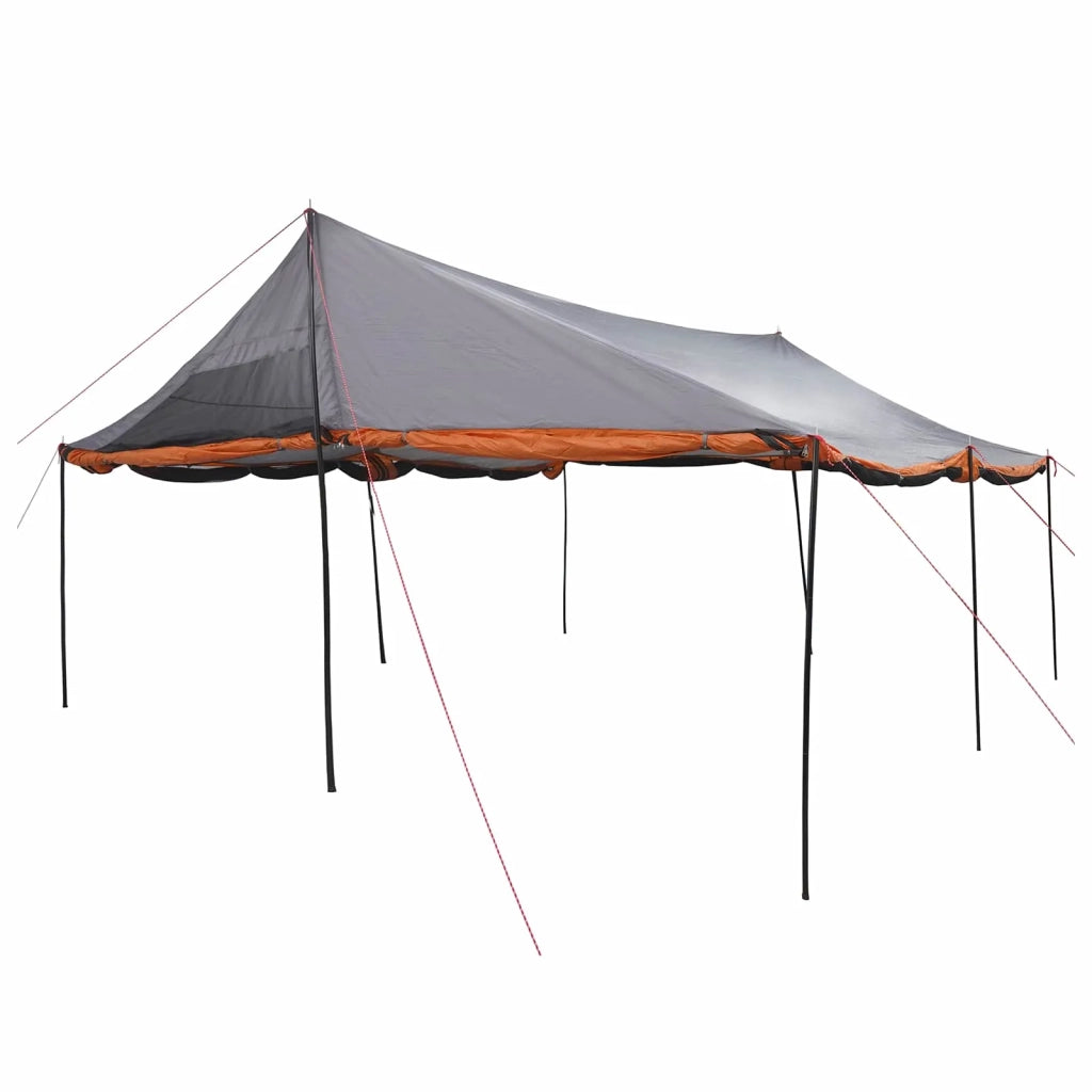 Tenda Familiare con tetto Grigio e arancione 600 x 400 x 268 cm 42028605