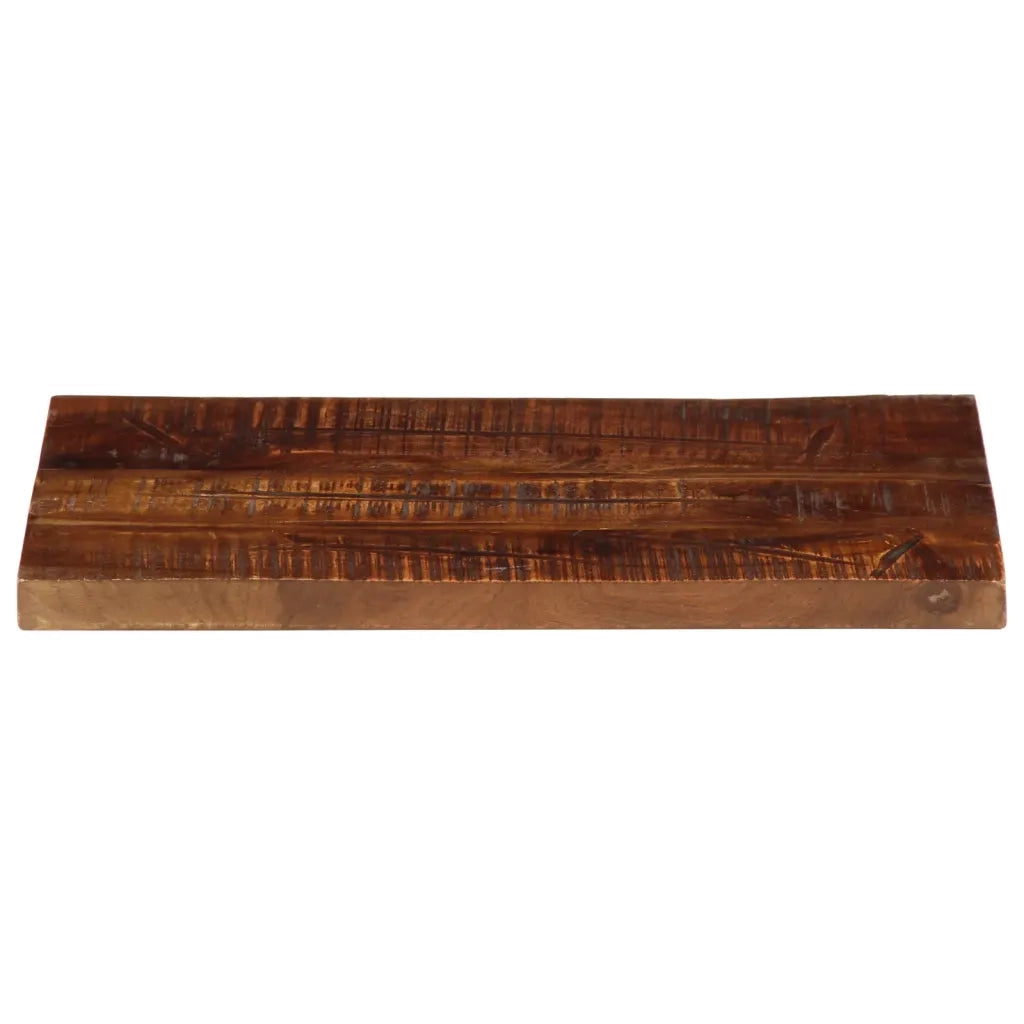 Piano Tavolo 50x20x2,5 cm Rettangolare in Massello di Recupero 371150