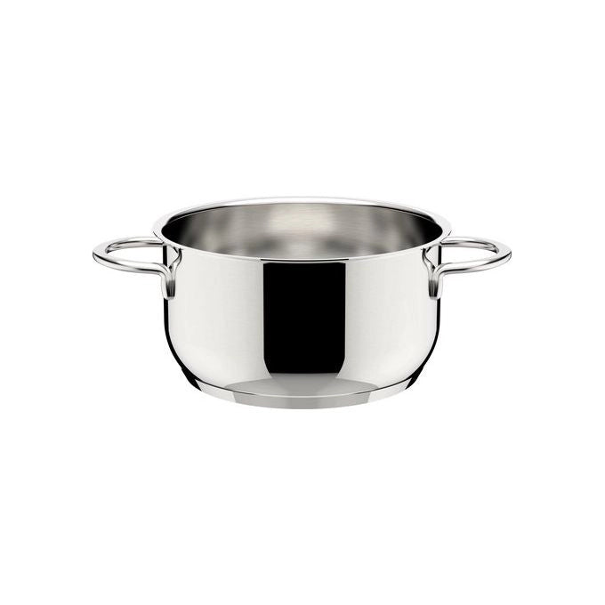 Lagostina 010733031026 Deliziosa Casseruola Fonda Acciaio Inox Triplo Strato Fondo Lagotherm per Tutte le Fonti di Calore incluso Induzione Coperchio in Vetro Temperato colore Multicolore